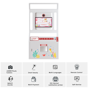 Apariencia personalizada Color Selfie Photo Booth <span class=keywords><strong>Fondo</strong></span> remoto Gestionar Photo Booth Machine Acepta métodos <span class=keywords><strong>de</strong></span> pago múltiple Photo Booth - Product Image 4