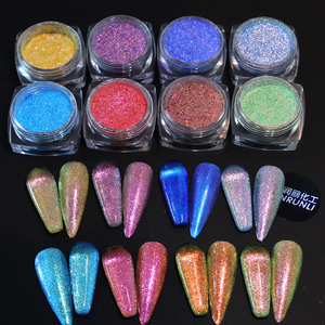 Color Shift Mermaid Chrome Effect Pigment Rainbow Aurora Nails Óxido de <span class=keywords><strong>hierro</strong></span> sintético para recubrimiento - Product Image 1