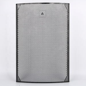 Nhà Máy Bán buôn tùy chỉnh thiết kế tổ ong sơn tĩnh điện loa grills đục tấm kim loại - Product Image 4