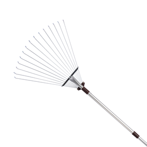 <span class=keywords><strong>Rastrello</strong></span> da Giardino VERTAK con Manico Allungabile, Robuste Denti in Acciaio, Attrezzo <span class=keywords><strong>per</strong></span> la Raccolta di Foglie <span class=keywords><strong>per</strong></span> Vialetti e Cura del Terreno Esterno - Product Image 2