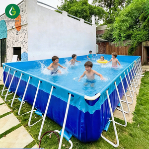 <span class=keywords><strong>Piscina</strong></span> Comercial Grande, Portátil, <span class=keywords><strong>Rectangular</strong></span>, <span class=keywords><strong>de</strong></span> PVC, con Marco <span class=keywords><strong>de</strong></span> Acero, para Parques Acuáticos, con Sistema <span class=keywords><strong>de</strong></span> Filtración - Product Image 6