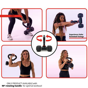 Convertitore da manubrio a kettlebell per palestra domestica, maniglia per kettlebell con pesi regolabili per sollevamento pesi - Product Image 2