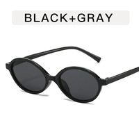 Lunettes de soleil rétro ovales à petite monture pour femmes, lunettes haut de gamme Instagram pour la photographie de rue, lunettes de soleil de protection solaire