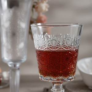 Verres à vin vintage classiques Offre Spéciale ensemble de trois pièces gobelets en cristal pour les banquets de mariage tasses à vin pour le vin rouge - Product Image 3