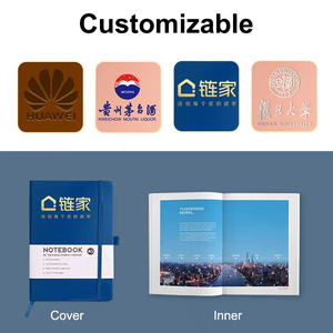 CJX531 Funda encuadernada logotipo personalizado A5 B6 PU cuero cubierta dura libro de direcciones diario cuaderno contraseña libro para hacer lista - Product Image 2