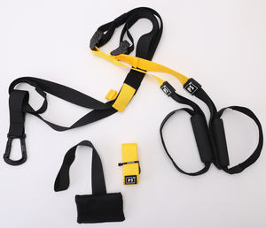 Sangles d'entraînement aérien personnalisées HM HM-P3-2 en nylon vert armée rouge rose durables portables CrossFit Bodyslimming Fitness unisexe - Product Image 5