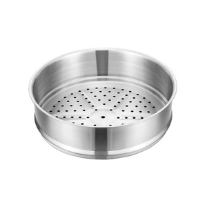 Stainless Steel <b>Steamer</b> Basket 30cm For Steamed Buns Dumplings Induction Gas Stove Eco Friendly Hand Wash Only - Product Image 1