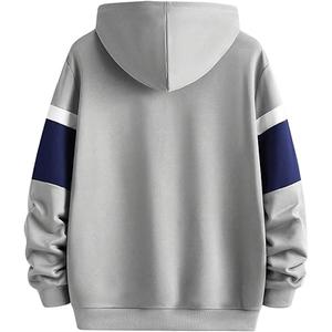 เสื้อฮู้ดผ้าคอตตอน100% สำหรับผู้ชายผ้าคอตตอนซับเหงื่อพร้อมงานปักสำหรับฤดูหนาวยิมวิ่งออกกำลังกายกลางแจ้งฝึกซ้อม - Product Image 2