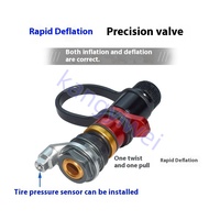 Vanne de décompression rapide pour pneus tout-terrain et pneus de désert, pour dégonflage rapide