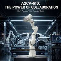 Bras de robot collaboratif à 6 axes A2CA-610 pour charges lourdes, portée de 761,5 mm, construction en alliage d'aluminium, servomoteur 160W DC48V pour