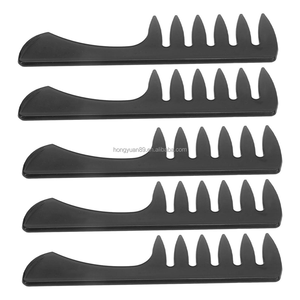 定制Logo男士造型梳子复古理发剪发梳塑料防静电宽齿油头梳子 - Product Image 4