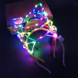 Diademas de Corona de Princesa LED en Oferta, Diademas de Corona con Lentejuelas Brillantes, Tiaras para Fiestas de Cumpleaños de Princesas - Product Image 1