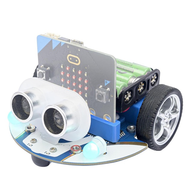 Microbit Robot Mini Cutebot Kit Compatible Micro bit Robot DIY Programable Robot Car Kit STEM Educational Project