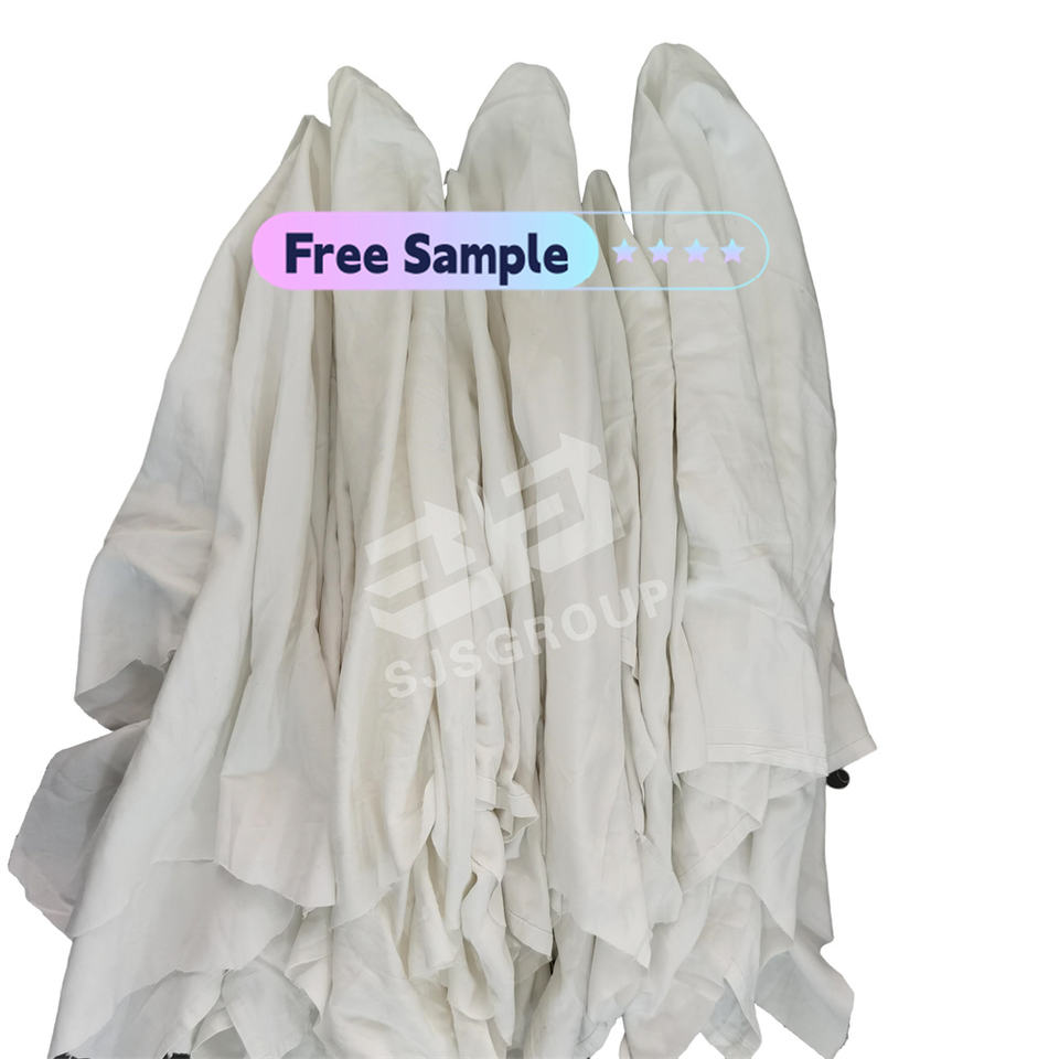 Used Rag Lable Recycled Used White T-shirt Rags Cotton Cleaning Rags Cleaning Machine ...