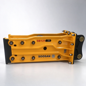 Martillo hidráulico de tipo superior SOOSAN SB121 para excavadoras de 28-35 toneladas para demolición de rocas - Product Image 1