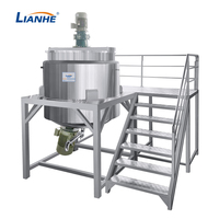 Machine de fabrication de savon, avec réservoir de mélange de produits cosmétiques, rouleaux de 100 l, 200l et 500l