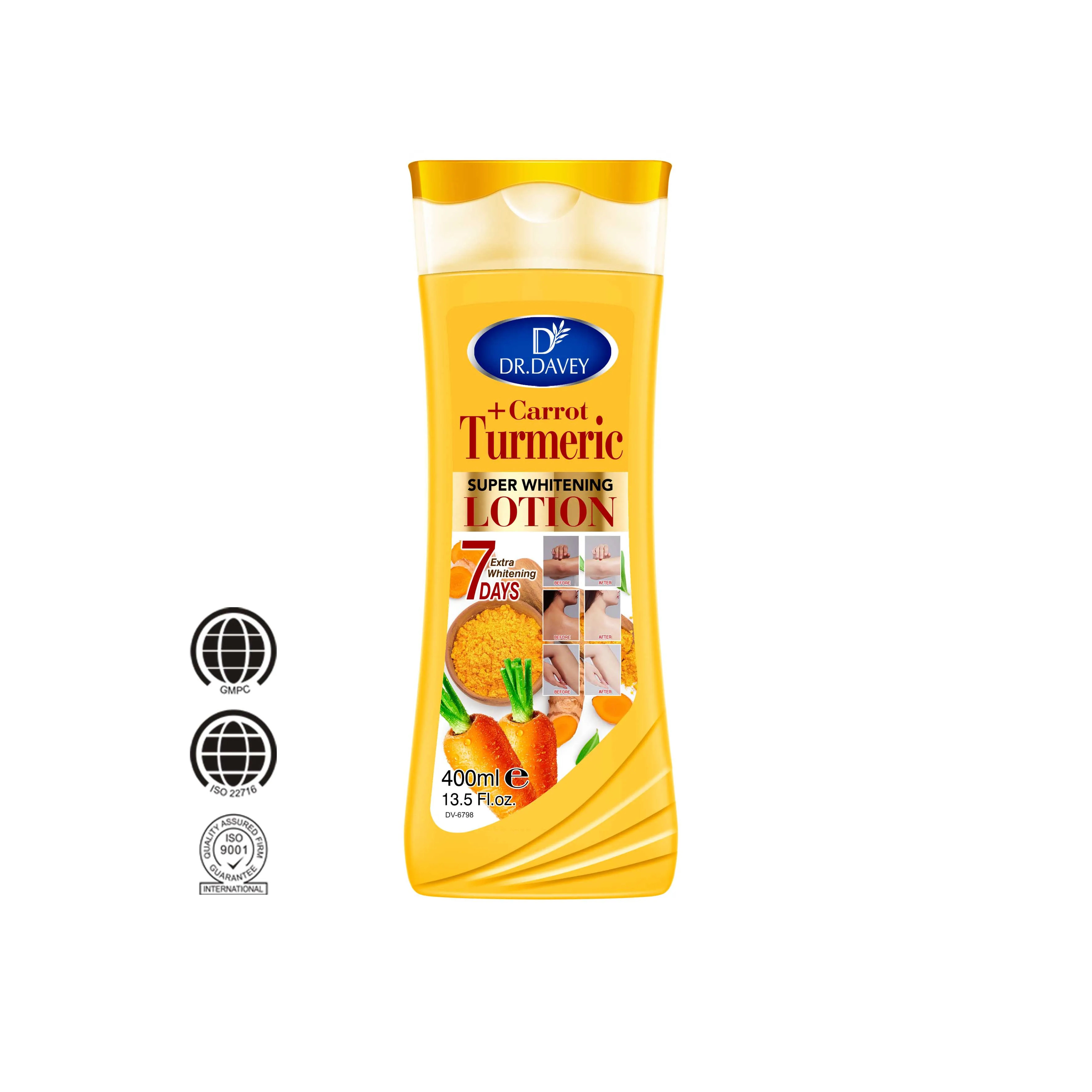 DR DAVEY Body Lotion - Brightening Whitening Pure Carrot Turmeric