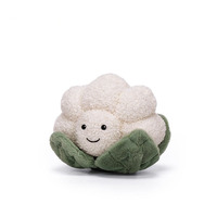 Mignon nouveau personnalisé en gros chou-fleur en peluche bébé oreiller de couchage apaisant cadeau d'anniversaire