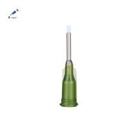 Aiguille de distribution Liscoe 14G 0,5 pouce en acier inoxydable avec revêtement PTFE Téflon, embout Luer Lock résistant aux produits chimiques, pointe de colle OEM