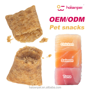 Alimento Seco para Cães Personalizado OEM ODM, Snacks Crocantes com Aroma Natural de Carne, Petiscos para Cães de Atum, Frango, Salmão e Carne Bovina - Product Image 1