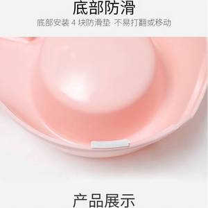 <b>Cat</b> Bowl Double <b>Feeder</b> With Water Dispenser Non Slip Pink And Blue For <b>Cats</b> - Product Image 3