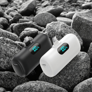 [Paquete de 2] Cargador Portátil Mini Power Bank 5000mAh USB-C con Pantalla LED, Batería de Viaje para iPhone 17/16/15, Android y Otros Dispositivos - Product Image 3