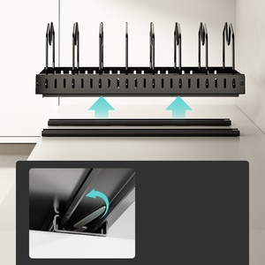 समायोज्य टिकाऊ धातु भंडारण रैक आयोजक रसोई बाथरूम के लिए अलग-अलग कवर - Product Image 3