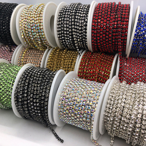 Oferta Especial: Cadena de Cristales de Imitación para Coser, Tamaños Ss6-Ss28, Cristales Brillantes con Engaste de Plata, Adornos de Diamantes para Manualidades, Accesorios para Vestidos y Ropa - Product Image 3