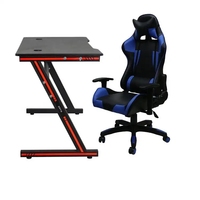 Table de jeu ergonomique en forme de Z Offre Spéciale d'usine PC de table en verre Bureaux de jeu d'ordinateur
