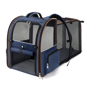 Mochila Expansível para Animais de Estimação com Grande Capacidade, Dobrável e Portátil, Bolsa para Gatos e Cães para Passeios (Carga Máxima de 7kg) - Product Image 4