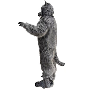 <span class=keywords><strong>Nouveau</strong></span> Costume de <span class=keywords><strong>Loup</strong></span>-Armoire Réaliste pour la Marche, Tenue de <span class=keywords><strong>Loup</strong></span>, Mascotte d'Animal Sauvage pour Halloween avec Masque - Product Image 5