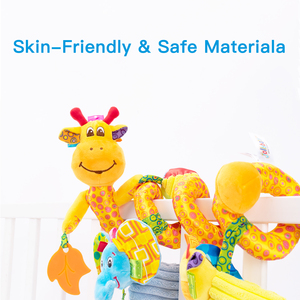 Giocattolo Musicale per Passeggino a Forma di Giraffa, Peluche in Poliestere e Cotone PP Ecologico, Giocattolo da Appendere al Culla Accattivante 2021 - Product Image 4