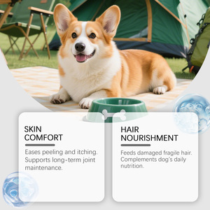 Gouttes de collagène pour chiens avec acide hyaluronique et biotine 60 ml – Soin quotidien pour le confort articulaire – Complément pour toutes les saisons – Nouvel An - Product Image 3