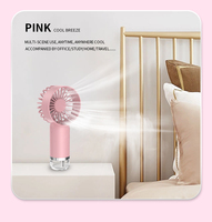 Usine en gros Portable Mini ventilateur de brouillard de pulvérisation d'eau Portable Rechargeable petit Usb charge électrique ventilateur à main Logo personnalisé