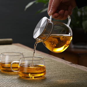 インフューザー付き500ML & 1000MLホウケイ酸ガラスティーポット高品質ガラスティーポットセット - Product Image 5