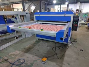 120*150 см автоматический открытый 1 сторона 2 станции Гидравлический сублимационный термопресс для металла алюминиевая пластина дерево акриловая FMD доска - Product Image 4