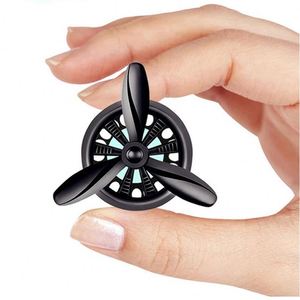 <b>Car</b> Accessories Interior <b>Decorative</b> for Girls Vehicle Fan LED Light Aromatherapy Auto Interior Accessories - Product Image 1