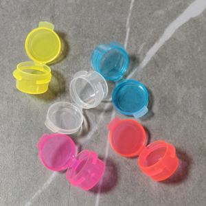 <span class=keywords><strong>Mini</strong></span> <span class=keywords><strong>PP</strong></span> Kunststoff Flip Top Glas 3g/5g/10g Konzentrat Kosmetik Spender flasche mit Easy Open End Siebdruck Oberfläche Safecare - Product Image 4