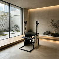 Chaise de Pilates professionnelle portable en acier au carbone avec pédale fendue, chaise Wunda pour studio de fitness, salle de sport à domicile et usage commercial