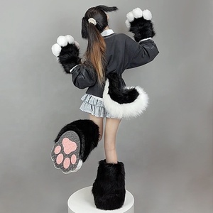 Dropship Plush Droopy Dog Ear Diadema Lolita Animal Hair Clip Furry Floppy Ears Accesorio - Product Image 4