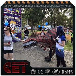 Disfraz <span class=keywords><strong>de</strong></span> Dinosaurio Raptor Realista con Patas Visibles para Atracciones <span class=keywords><strong>de</strong></span> Entretenimiento al Aire Libre en Venta - Product Image 5