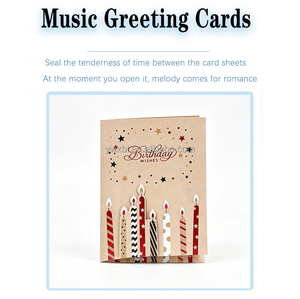 Tarjeta de Felicitación Musical Romántica con Audio, Canción y Diseño Personalizados, Regalo Promocional para San Valentín, Cumpleaños, Amor - Product Image 2