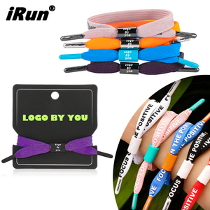 <span class=keywords><strong>IRun</strong></span>-Conjunto de pulsera deportiva de moda, pulsera de encaje Easy Life, con logotipo impreso personalizado, brazalete con cordón de zona de Color - Product Image 1