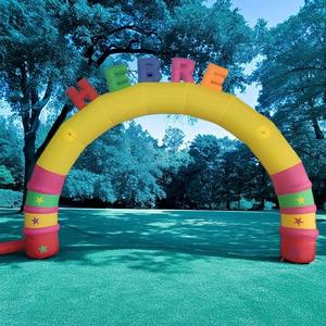 Aangepaste Opblaasbare Welkomstbord Boog Ingangstunnel Voor Evenement Festival Bruiloft Grote Opening <span class=keywords><strong>Promo</strong></span> - Product Image 3