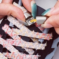 Lacets élastiques à fermeture magnétique rapide, sans nœuds, en polyester, 8 mm, multicolores, extensibles, pour la course à pied, enfants et seniors