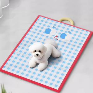 Tapis d'été pour animaux de compagnie, résistant à l'usure, imperméable, pliable, en coton PP, facile à nettoyer, tapis rafraîchissant imperméable pour animaux de compagnie - Product Image 2
