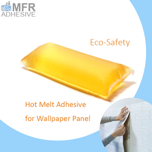 China Supplier's High Performance Hot Melt SBC Based Adhesive Glue for <strong>Wall</strong> Sheet Sticker Wallpaper Panel Manufacturer - Product Image 1