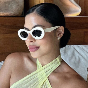 Oval Sunglasses Customized Minimalist and Fashionable Sunglasses Uv Resistant - Product Image 3