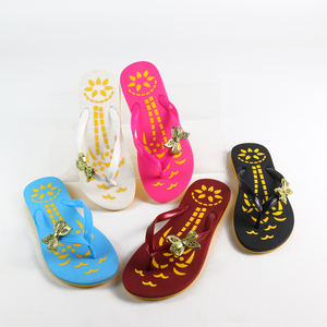 Chanclas de moda de fábrica para mujer, zapatillas baratas con logotipo personalizado, chanclas de China - Product Image 5