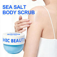 CHI BEAUTE Nouveauté Gommage Exfoliant Corps Nettoyant en Profondeur au Sel Marin Anti-Acné Gommage Corporel Spa Blanchissant au Sel Marin